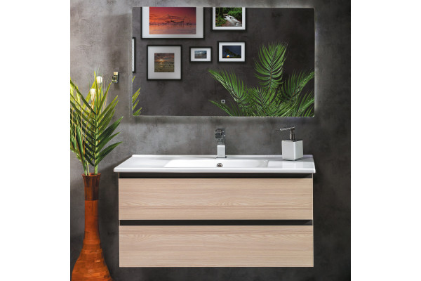 Мебель для ванной Armadi Art Capolda 100 light wood