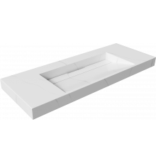 Раковина Armadi Art Flat Calacatta 120 с кронштейнами