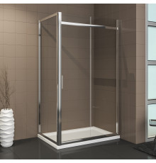 Душевой уголок Artemis Agave 110 120х90 см, хром