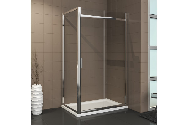 Душевой уголок Artemis Agave 110 120х90 см, хром