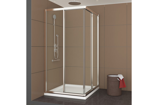 Душевой уголок Artemis Alope 90x90 см, профиль хром