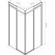 Душевой уголок Artemis Alope 90x90 см, профиль хром