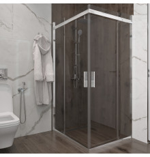 Душевой уголок Artemis Agave Slim 230 6.915.100.0230.090.10.88 90x90 см, профиль хром