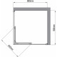Душевой уголок Artemis Agave Slim 230 6.915.100.0230.090.10.88 90x90 см, профиль хром