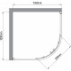 Душевой уголок Artemis Arne 330 6.925.000.0330.100.10 100х100 см, профиль матовый хром