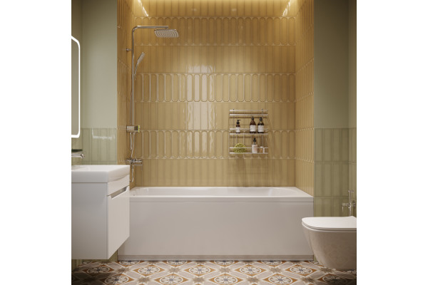 Акриловая ванна Artemis Flora 170x70 см, с каркасом