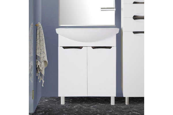 Тумба с раковиной ASB-Mebel Мессина 70 с дверками
