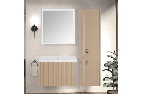 Мебель для ванной ASB-Woodline Риола 80 капучино