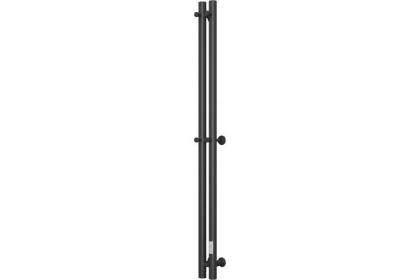 Полотенцесушитель электрический Bauedge M0006 120х6 черный матовый