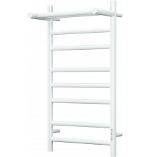 Полотенцесушитель электрический Bauedge Stil Shelf DB-0019 40х80, белый полуматовый