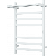 Полотенцесушитель электрический Bauedge Hotel Shelf DB-0004 50х80, белый полуматовый