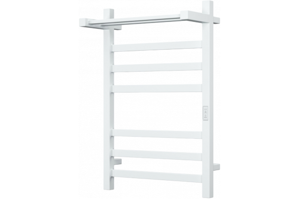 Полотенцесушитель электрический Bauedge Hotel Shelf DB-0004 50х80, белый полуматовый