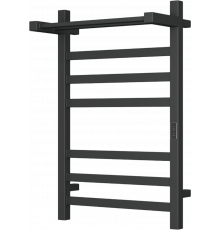 Полотенцесушитель электрический Bauedge Hotel Shelf DB-0006 50х80, черный матовый