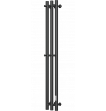 Полотенцесушитель электрический Bauedge M0057 120х12 черный матовый