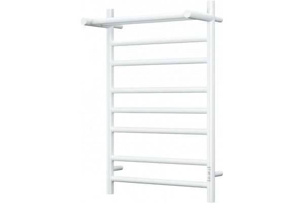 Полотенцесушитель электрический Bauedge Stil Shelf DB-0023 50х80, белый полуматовый