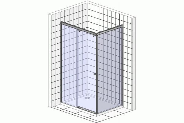 Душевой уголок BelBagno Uno Uno-195 AH 1 120/90 C Cr