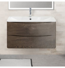 Тумба с раковиной BelBagno Acqua 80 подвесная, robere nature grigio