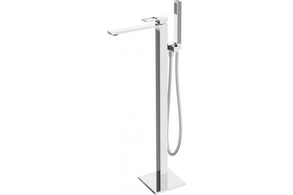 Напольный смеситель для ванны с душем BelBagno Luce FMT CRM С ВНУТРЕННЕЙ ЧАСТЬЮ