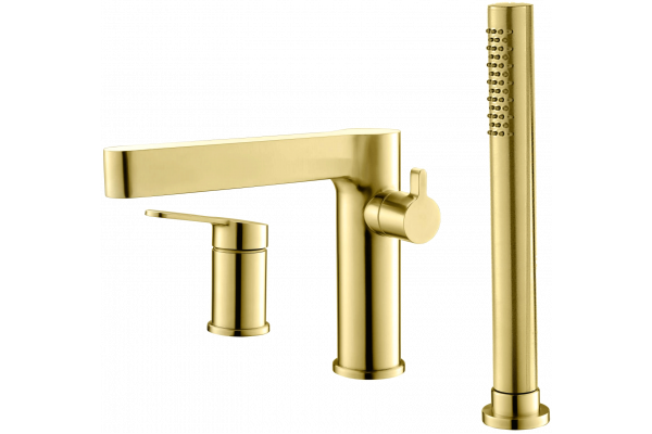 Смеситель на борт ванны BelBagno Delta DEL-BVD3-BORO