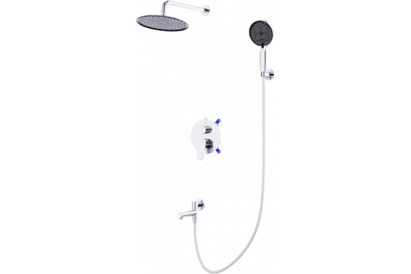Душевой комплект BelBagno Marino VDSET-CRM хром, С ВНУТРЕННЕЙ ЧАСТЬЮ
