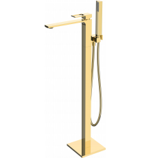 Напольный смеситель для ванны с душем BelBagno Luce FMT ORO С ВНУТРЕННЕЙ ЧАСТЬЮ
