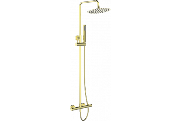 Душевая стойка BelBagno Uno DOCM ORO