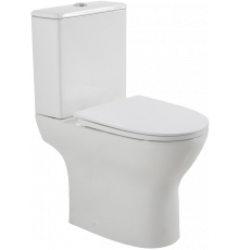 Унитаз-компакт BelBagno Lounge BB045CPR безободковый, с микролифтом, бачок BB045/051T