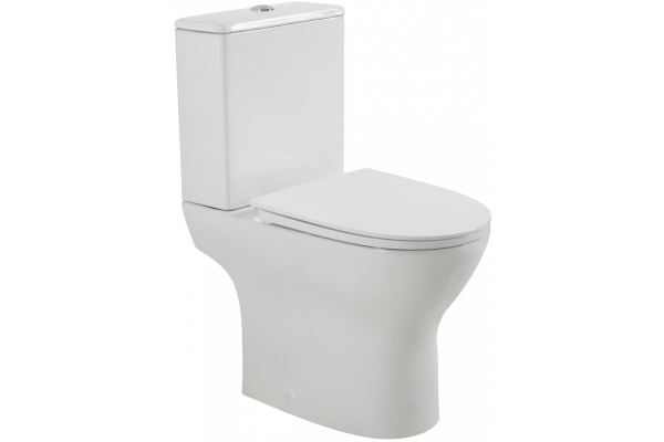 Унитаз-компакт BelBagno Lounge BB045CPR безободковый, с микролифтом, бачок BB045/051T