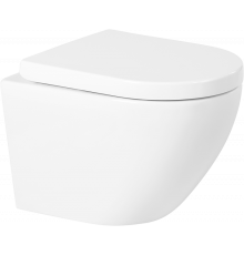 Унитаз подвесной BelBagno Sfera-r BB046CHR безободковый, крышка BB105SC с микролифтом
