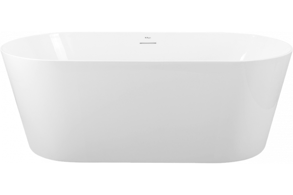 Акриловая ванна BelBagno BB416 170x80 см, отдельностоящая, овальная, со сливом-переливом, с донным клапаном