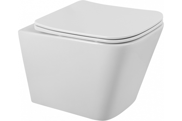 Унитаз подвесной BelBagno Ardente-R BB520CH-TOR безободковый, крышка BB3103/3106SC с микролифтом