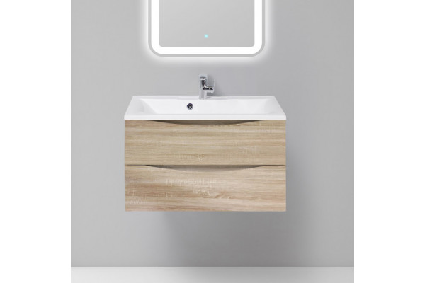 Тумба с раковиной BelBagno Marino 80 rovere bianco