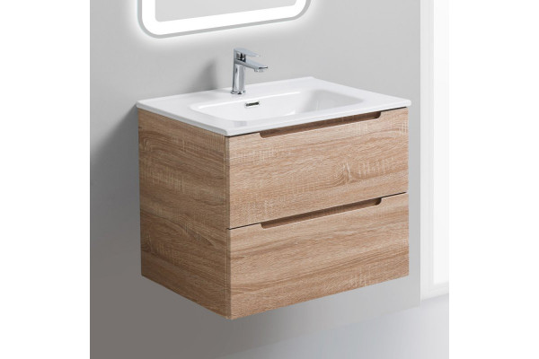 Тумба с раковиной BelBagno Etna 60 rovere bianco
