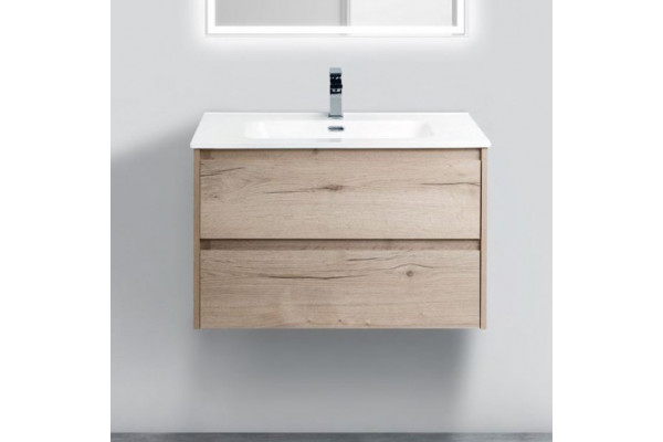 Тумба с раковиной BelBagno Kraft 90 rovere galifax bianco