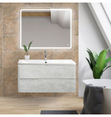 Мебель для ванной BelBagno Albano 80 подвесная, cemento verona grigio