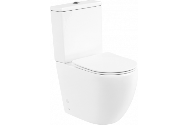 Унитаз-компакт BelBagno Amanda BB051CPR безободковый, крышка BB051SC с микролифтом, бачок BB051T