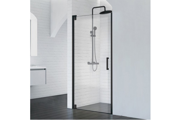 Душевая дверь в нишу BelBagno Marmi B-1-90-C nero