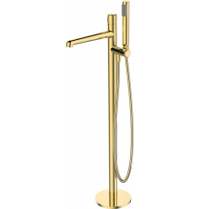 Напольный смеситель для ванны с душем BelBagno Uno FMT ORO С ВНУТРЕННЕЙ ЧАСТЬЮ