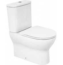 BelBagno ENERGIA Чаша унитаза с сиденьем дюропласт soft close, P-trap BB8134CPR/SC