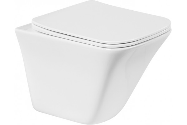 Унитаз подвесной BelBagno Marmi BB052CHR с микролифтом
