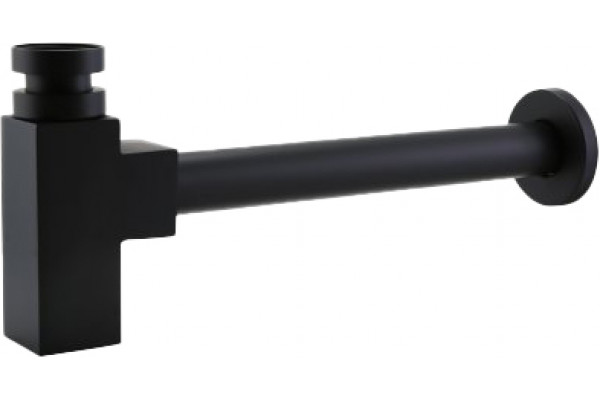 Сифон для раковины BelBagno BB-SMQ2-NERO, черный