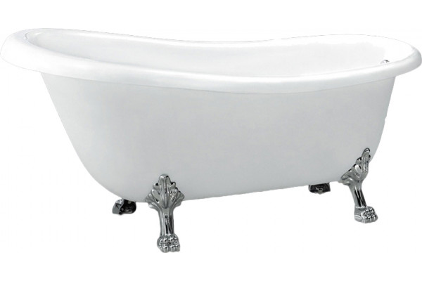 Акриловая ванна BelBagno BB04 170x80 см, отдельностоящая, овальная