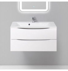 Тумба с раковиной BelBagno Marino 90 bianco lucido, подвесная