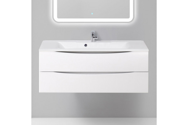 Тумба с раковиной BelBagno Marino 120 bianco lucido