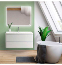 Мебель для ванной BelBagno Albano 80 подвесная, bianco lucido