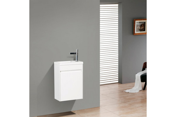 Мебель для ванной BelBagno Pietra Mini 46 L bianco lucido