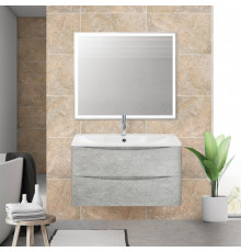 Мебель для ванной BelBagno Acqua 100 подвесная, cemento verona grigio