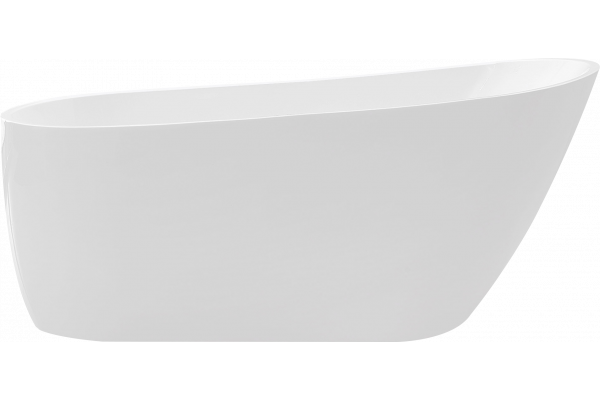 Акриловая ванна BelBagno BB62-1700-W0 170x70 см, отдельностоящая, овальная, с ножками, с донным клапаном