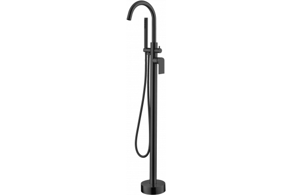 Напольный смеситель для ванны с душем BelBagno Nova NOV-FMT-NERO