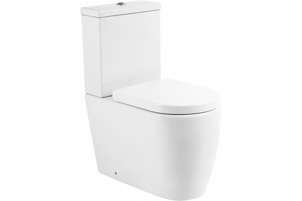 Унитаз-компакт BelBagno Marino BB105CPR безободковый, крышка BB865SC с микролифтом, бачок BB105T